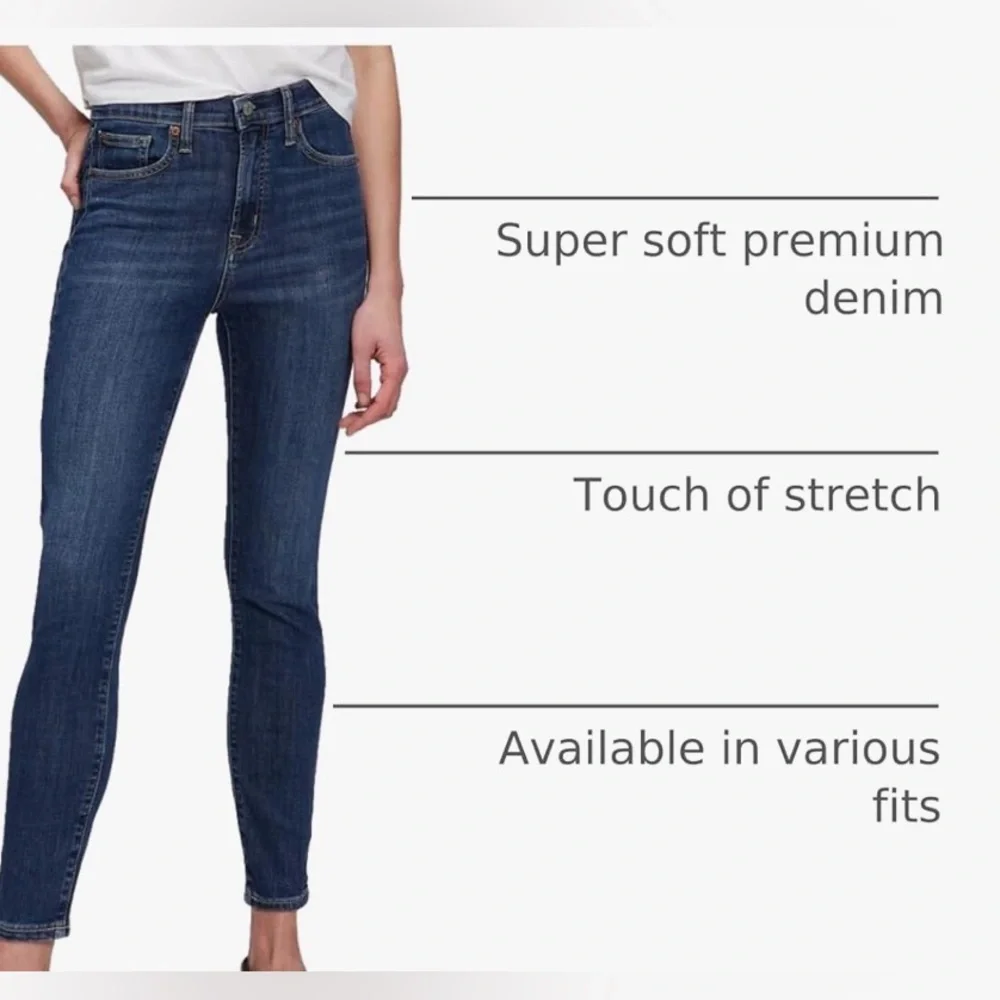 GAP High-Rise Legging Dark Blue Women’s Skinny Jeans Sz 27 TALL